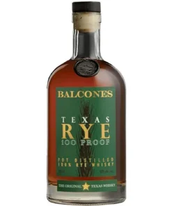 BALCONES TEXAS RYE 100 PROOF WHISKY