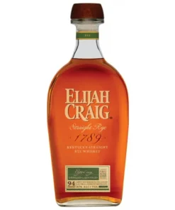 Elijah Craig Kentucky Straight Rye Whiskey 1st Grade