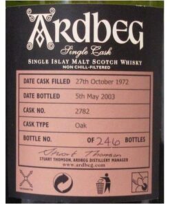 Buy Ardbeg 1972 VELIER Online